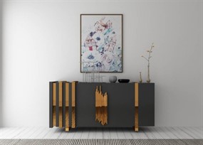 现代时尚边柜3D模型